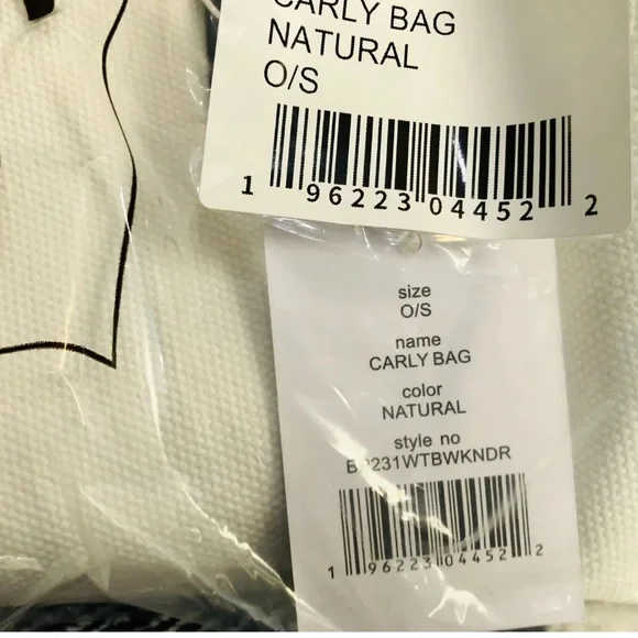 Walter Baker "Carly Bag" Classic Canvas and Vegan Leather Tote - New with Tags - Picture 3 of 3